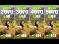 RTX 2070 vs RTX 3070 vs RTX 4070 vs RTX 5070 - 8 Game Test | Worth Upgrading?