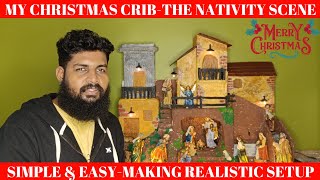 CHRISTMAS CRIB 2025 | BETHLEHEM NATIVITY SCENE || STEP BY STEP MAKING VIDEO || TUTORIAL || TIMELAPSE
