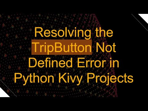 Resolving the TripButton