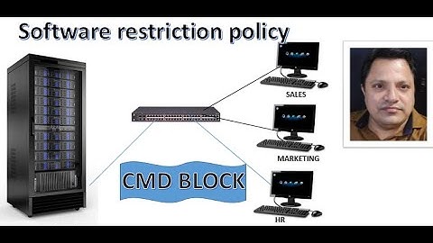 How to configure software restriction policy in windows server 2016