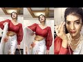 బాబోయ్ కావాలనే చూపిస్తుంది😲: Manchu Lakshmi SIZZLING Visuals In White Saree | Manchu Lakshmi Latest