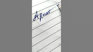 Signature style "Arnav"🖊️ Comment your name!!