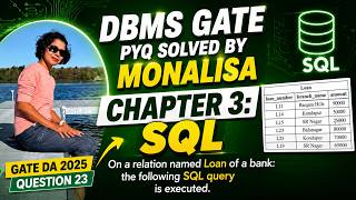 GATE DA 2025 | Question: 23 On a relation named Loan of a bank:the following SQL query is executed.
