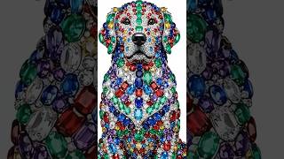Satisfying Gemstone Dog Shedding ASMR 💎🐶