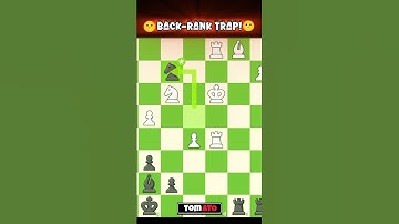 BACK-RANK TRAP! ‼️🔥 #chess #chesscom #youtubeshorts #ytshorts #shorts #brilliant #edit