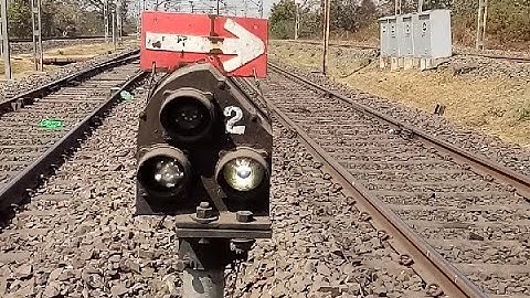 Independent shunt Signal of a Railway yard 🚂🛠🏭