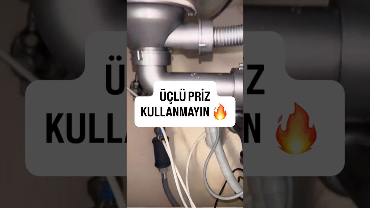 Üçlü priz kullanmayın #tehlikeli