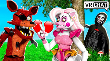 Glamrock Mangle BREAKS UP with Foxy?! in VRCHAT