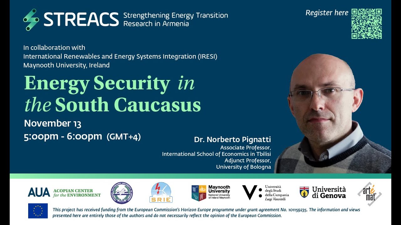 Energy Security in the Caucasus / Էներգետիկ անվտանգությունը Հարավային Կովկասում
