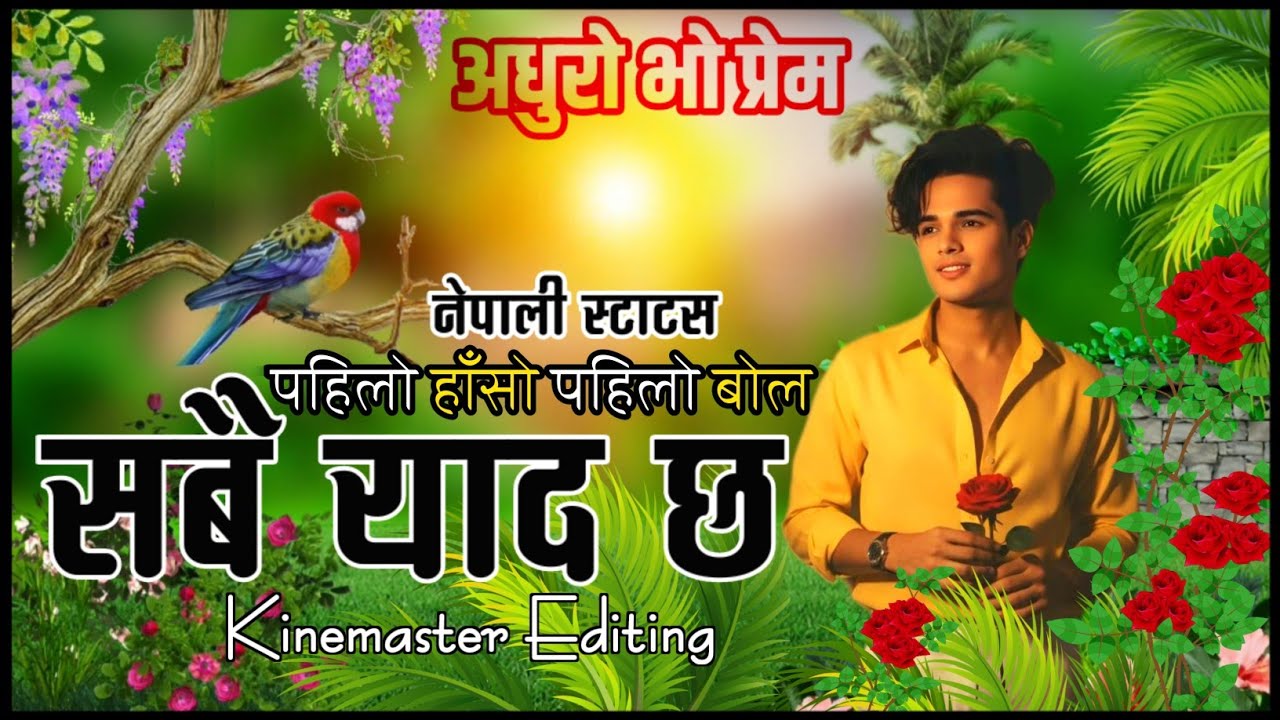 Pahilo Haso Pahilo Bol Sabai Yad Xa | Trending Video Editing | Pahilo Haso Pahilo Bola |