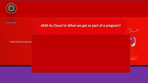 AEM As Cloud Service Programs Short Series 2