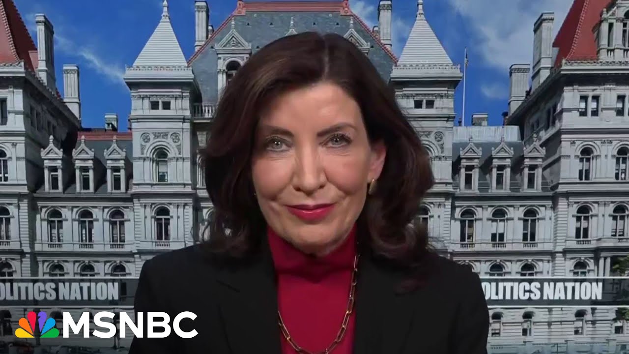 New York Gov. Kathy Hochul Defends Deploying National Guard To NYC Subways  | The View