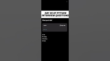 Day 35 | Python Interview prep | Tricky question #shorts #shortvideo #ytshorts #effectking #trending