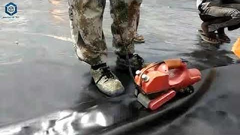 BPM geomembrane installation onsite  Sri Lanka Pr