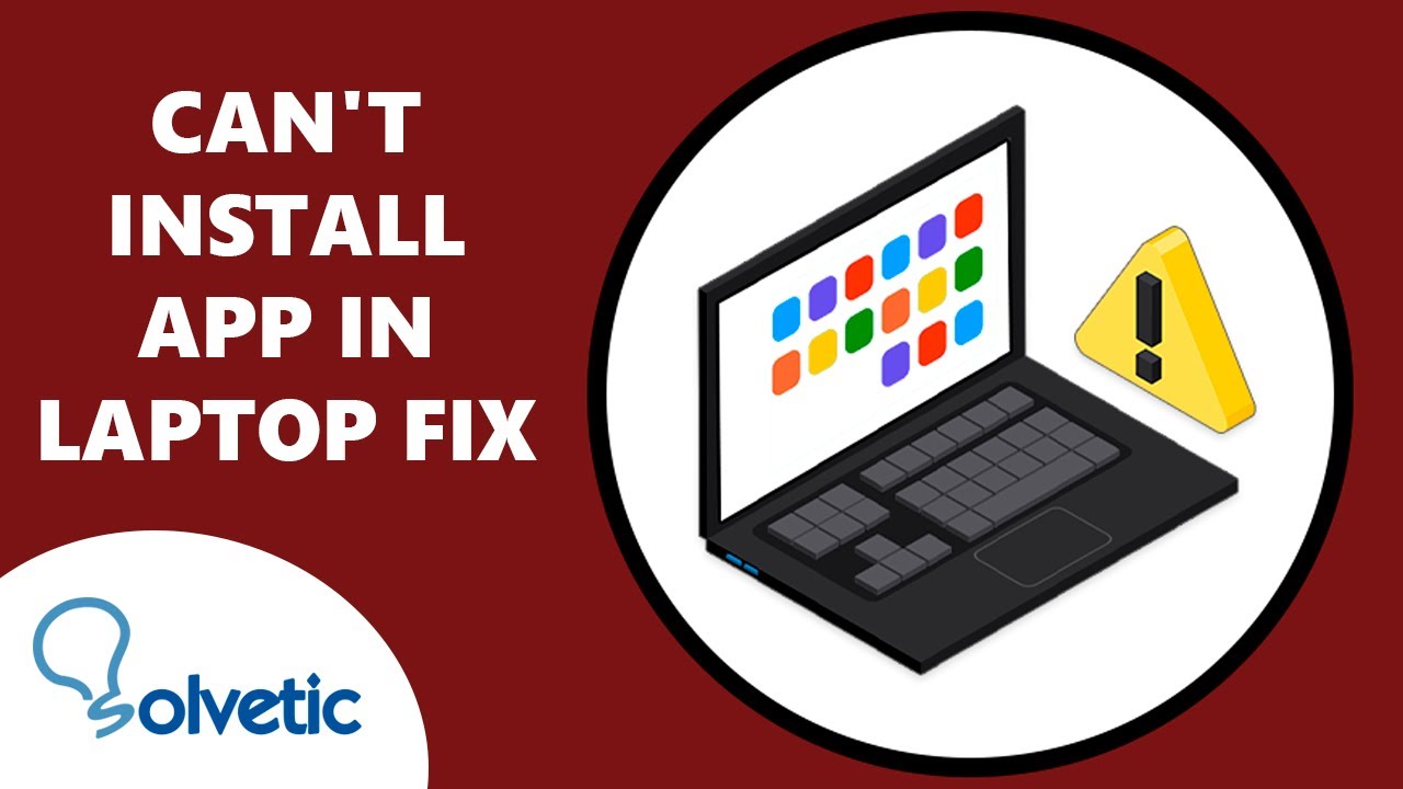 Can't Install App in Laptop | FIX - YouTube