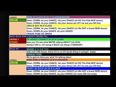 KidzBop Shuffle-Scott Dual Language Magnet