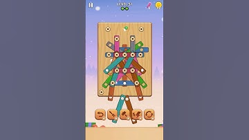 Wood Screw Puzzle - Level 51 [No tools needed] #woodscrewpuzzle #androidgames