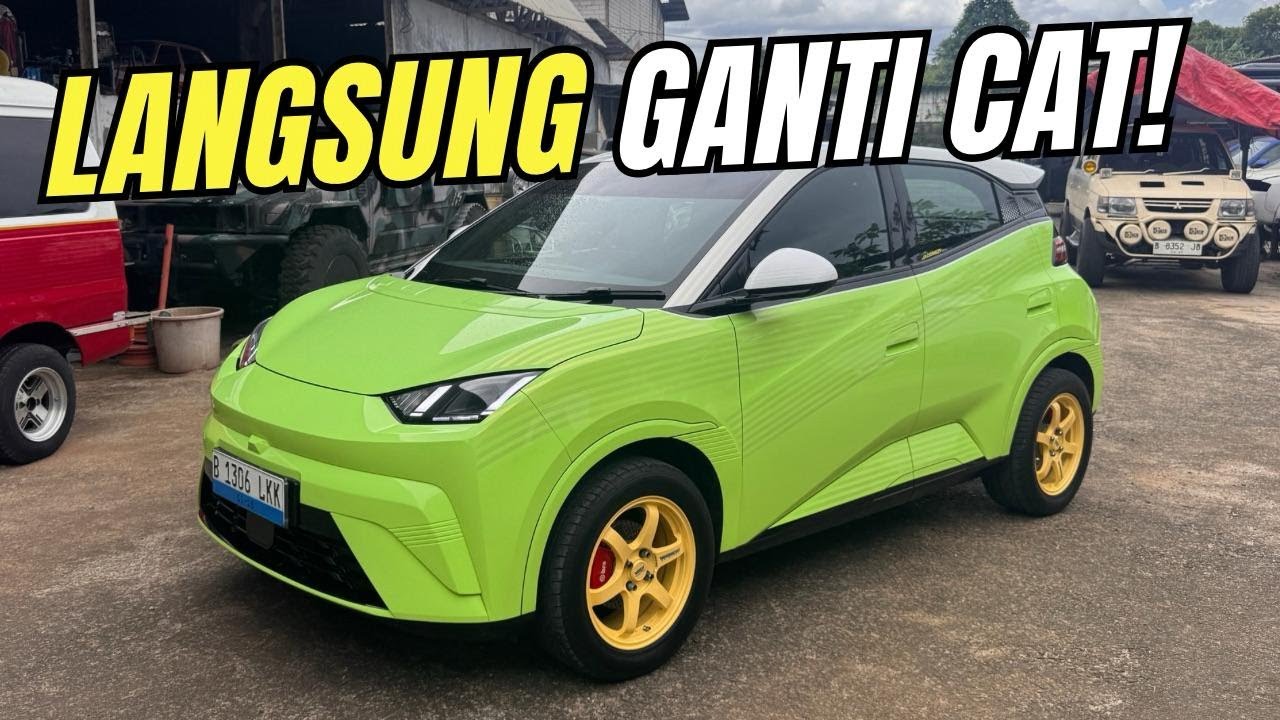 BYD Atto 1 Ini Langsung Ganti Cat! Custom Pakai Ukiran! 