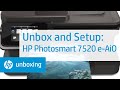 Unboxing and Setting Up the HP Photosmart 7520 e-All-in-One Printer | HP