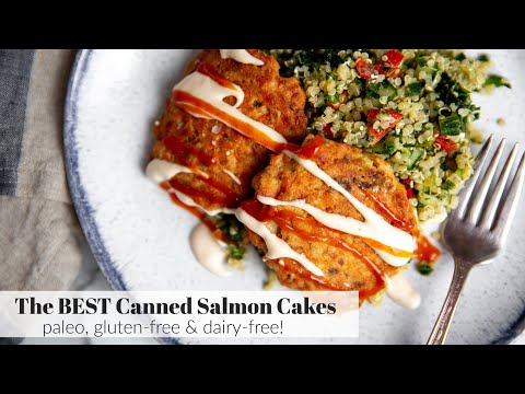 The BEST Canned Salmon Cakes (Paleo, Gluten-Free, Dairy-Free)