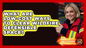 What Are Low-cost Ways To Clear Wildfire Defensible Space? - Inside the Firehouse