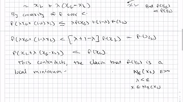 Lecture 27: Convex Programming and Global Minimum