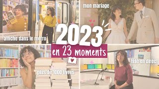 2023 en 23 MOMENTS 🎥📚💒📺🎤