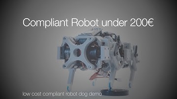 Cheap and Compliant Robot Dog (Demo)