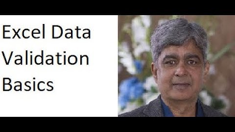 Excel Data Validation ensuring correct #Data Entry in Urdu