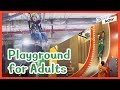 Enjoy 30 Different Activities! Indoor Playground for Adults |  Sports Monster