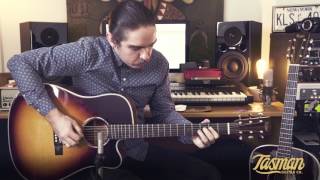 The Tasman TA300 CE Dreadnought Cutaway Acoustic Guitar