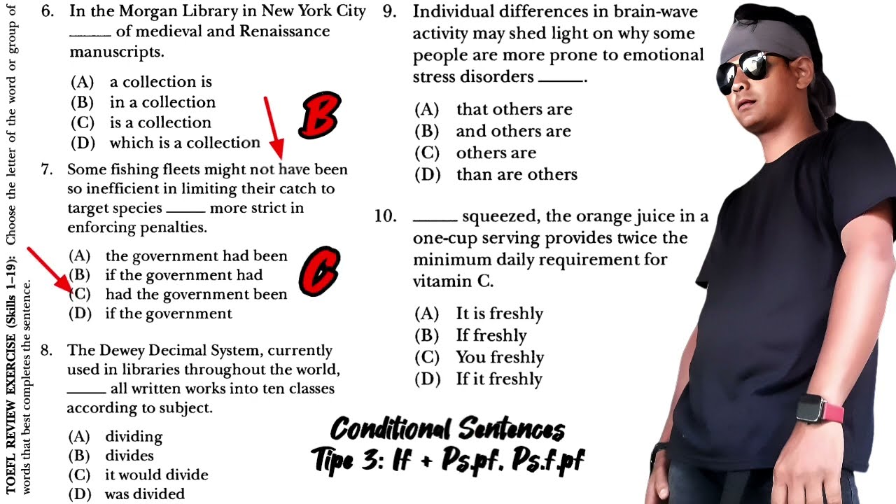 Structure TOEFL Review Exercise Skills 1-19 (Longman TOEFL)