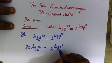 11th Maths [Part-2-i] Ex-2.11 sum-4  Basic Algebra E.M Gomathi dharmarajan