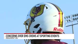 Beaumont ISD Changes Medical Response Plan for High School Football Games