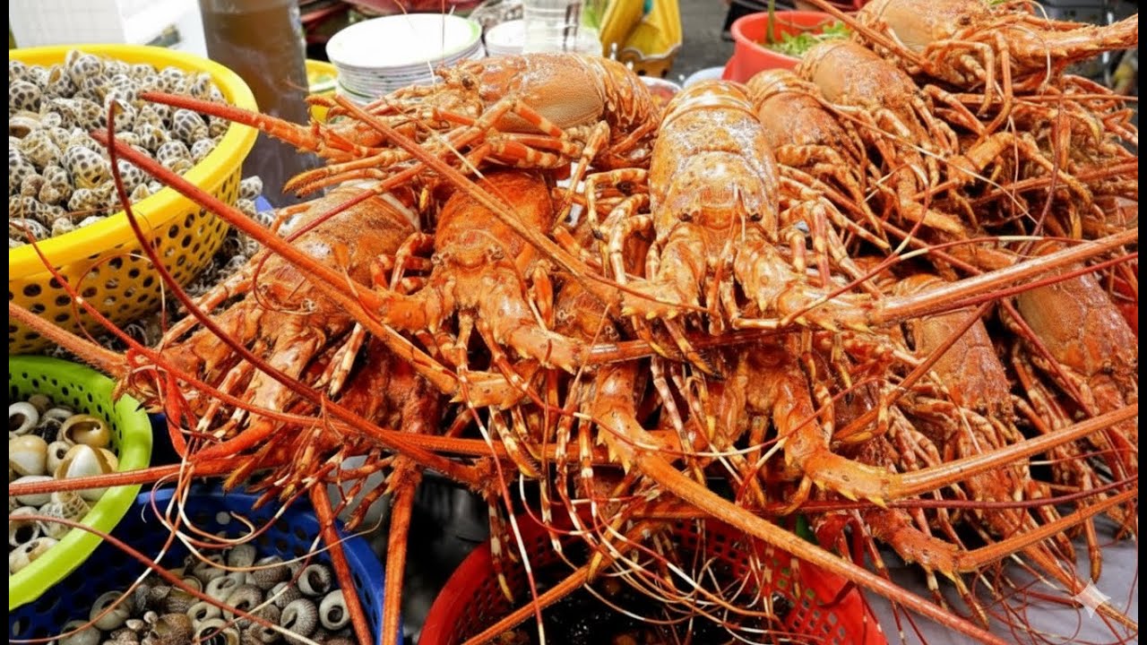 Дешевый рай для лобстеров! Лучший дешевый и вкусный уличный лобстер | Уличная еда Вьетнама