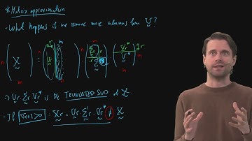 Truncated SVD and eigendecomposition: applications of machine learning