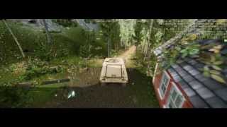 Cry Engine 3 - woodcutter's cottage and derelict station - level design