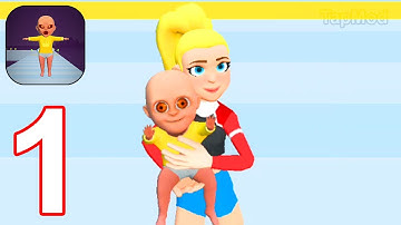 Baby Survival: Run For Life - Gameplay Walkthrough Part 1 Level 1-7 (iOS,Android)