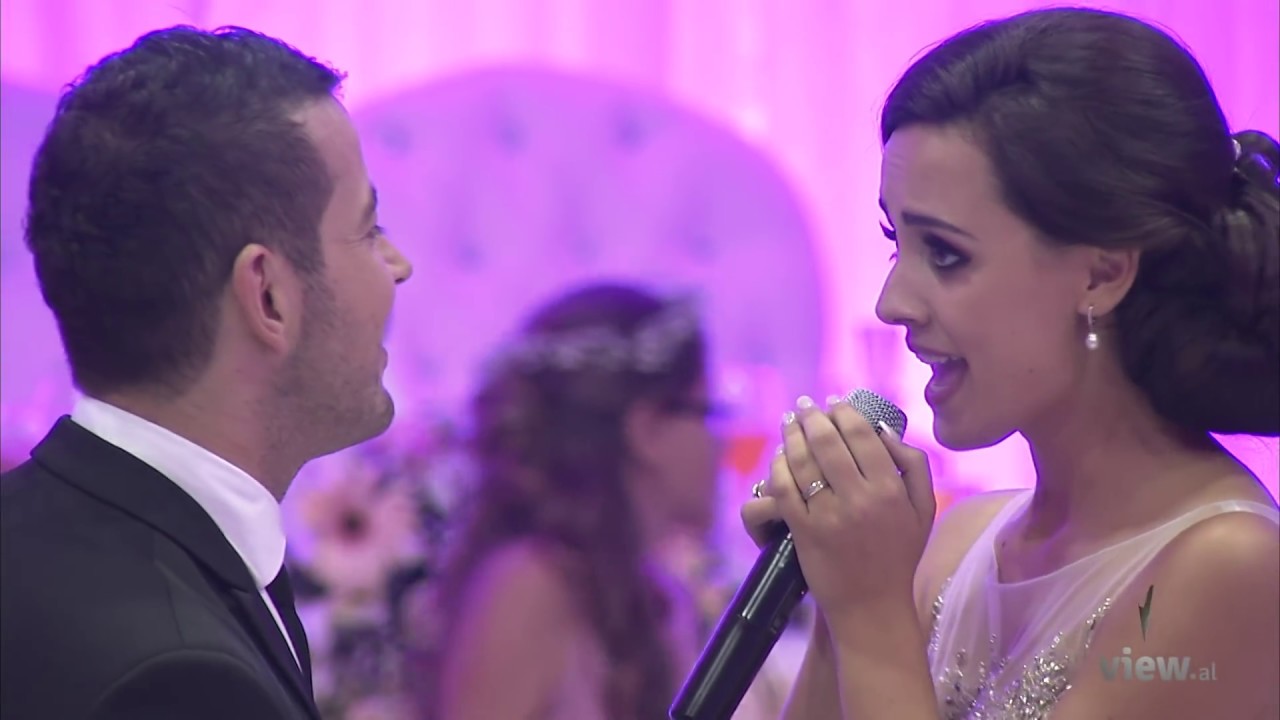 Bride singing for her husband