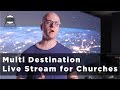 Multi Destination Livesteam with Blackmagic Atem and livestream.com for your Church