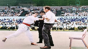Joe Lewis Tries To Teach Bruce Lee Karate.......... Then This Happened