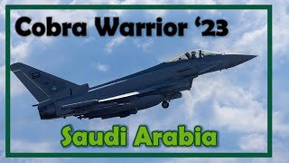 RAF Coningsby - Saudi Arabia 4x Ship Typhoon Cobra Warrior 2023 by Darrell Towler 699 views 1 year ago 1 minute, 39 seconds