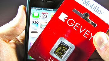 iPhone 4 5.0.1 Unlock Gevey Ultra Sim - 5.0.1/5.0 Untethered Unlock 4.10.01/3.10.01/2.10.04