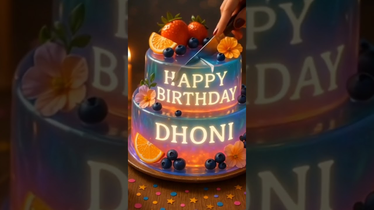 Dhoni Birthday celebrate 