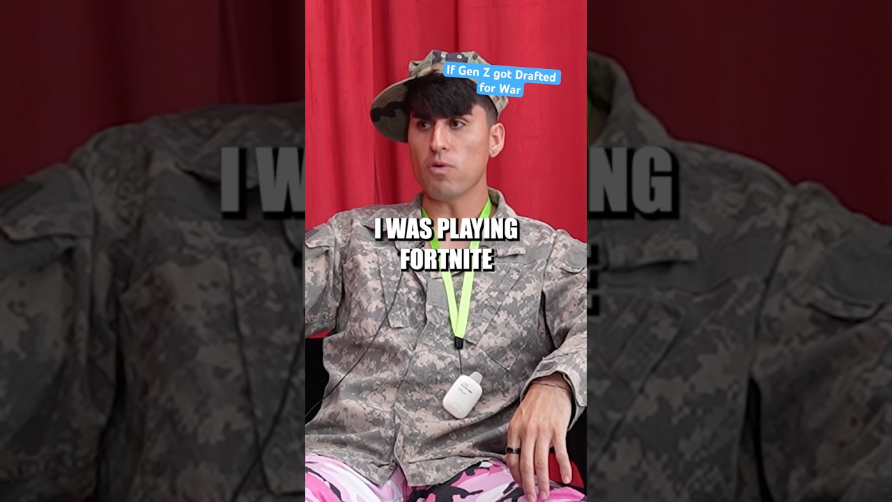 If Gen Z got Drafted for War 😅😭😂 #shorts #funny #comedy #genz #fortnite #callofduty #cod #stream