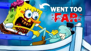 Every Time SpongeBob Went OFF Script