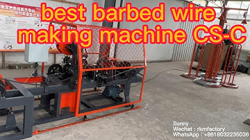 best barbed wire making machine CS-C