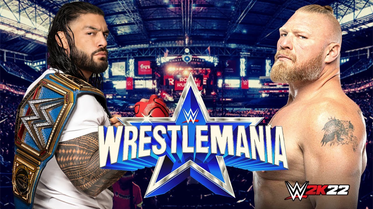 Roman Reigns vs Brock Lesnar Wrestlemania 38 full match 2022 ! WWE WrestleMania 38 Highlights