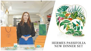 New Hermes Passifolia Dinner Set for 2: An Exotic Symphony on Your Table ✨