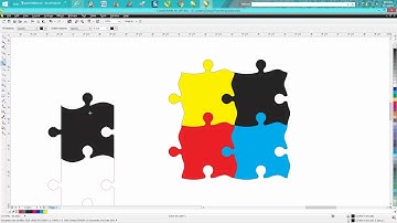 Corel Draw Tips & Tricks Make a puzzle parts PART 4